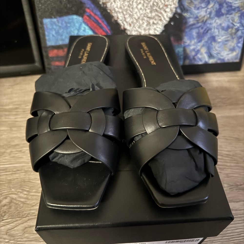 YSL Tribute Sandals - Beautiful Condition!